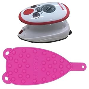 Gritzner 636 Mini-Dampfbügeleisen Rot