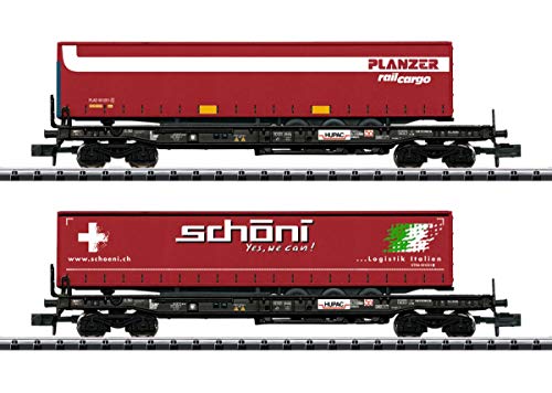 Preisvergleich Produktbild MINITRIX 18706 N Taschenwagen-Set der HUPAC