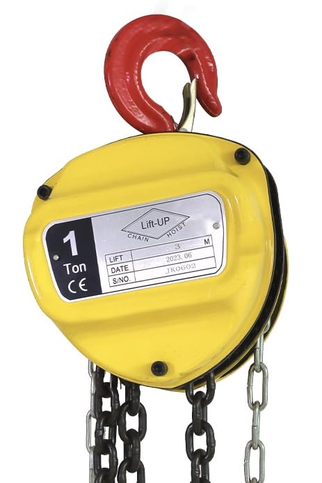 "Lift-UP" Heavy Duty Chain Pulley Block 1 Ton x 3 Mtrs