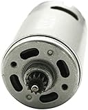 【Motor】 - Motor mit 13 Zähnen ist für Elektrowerkzeuge wie Bohrmotoren ausgelegt. Die Wellenform ist rund und der Wellendurchmesser beträgt 9,5 mm. 13 Zähne Motor Motor für Bosch GSR 14.4-2LI.