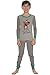 Scooby Doo Boys' Little Vintage Pajama Set, Gray, 4/5