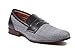 Ferro Aldo MFA-19371 Men's Black Plaid Slip On Driving Loafers Shoes (9.5)