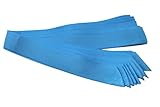 HALE | Teambänder, Mannschaftsbänder, Parteibänder, Schärpen (versch. Farben) Set mit 10 Stück für Schule und Verein, für Jugendliche und Erwachsene, 70 cm lang, 4 cm breit (Himmelblau)