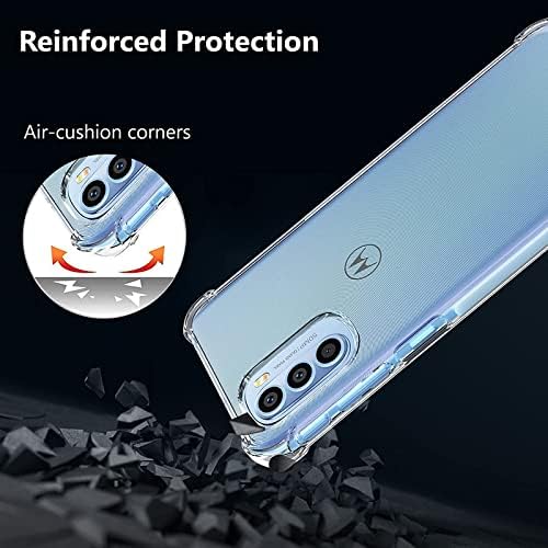 Image of Case Creation New Moto G31 Premium Imported 0.3mm Crystal Clear Totu Silicone Transparent Flexible Soft Corner Protection with TPU Slim Back Case Color Variation Cover for S23