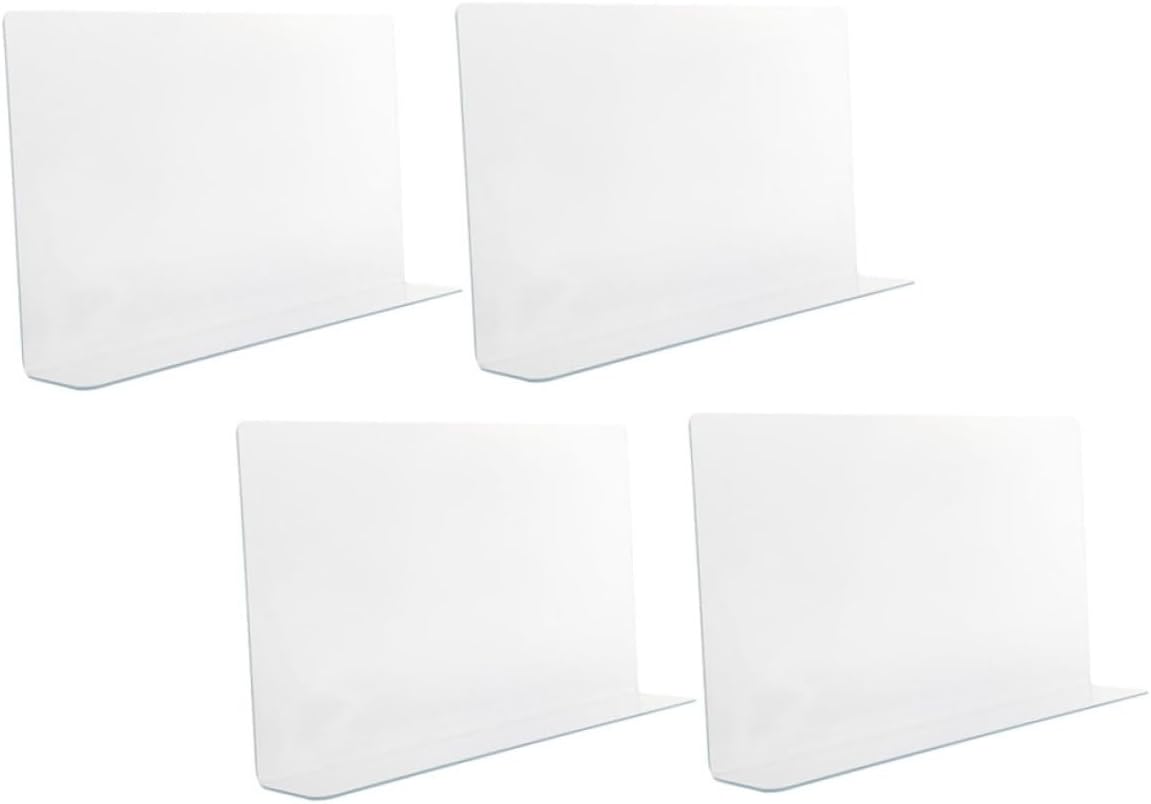 8pcs Bathtub Splash Guard Shower Water Barrier Plastic Easy Install Tub Corner Splash Guard