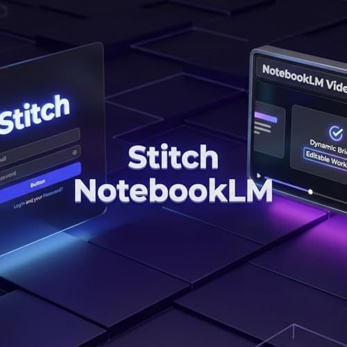 Google Stitch and NotebookLM: First Drafts, Zero Busywork