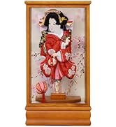 Amazon | 羽子板 コンパクト ケースのみ お祝い ミニ おしゃれ エンジ