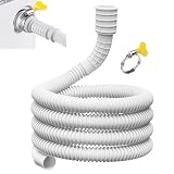 Abfluss- und Kondenswasserschlauch für Luftentfeuchter im Keller,Leckagesichere Klimaanlagen-Teile | Wellrohr Klimaanlage Abflussschlauch | für Hausbesitzer Mieter Lager Garage Wohnung Büro Keller Was
