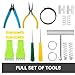 ZIJINGM Badminton Racket stringing Machine, Tennis stringing Machine, 6-Point Fixation, Racket Rotation/Anti-Slip stringing re-stringing Tool
