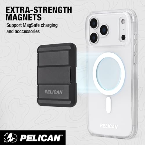 Image of Pelican Ranger iPhone 17 Pro Max Case - Compatible with MagSafe - Clear | Rugged Magnetic Phone Case with 14ft Military-Grade Drop Protection - Heavy Duty Phone Cover for iPhone 17 Pro Max