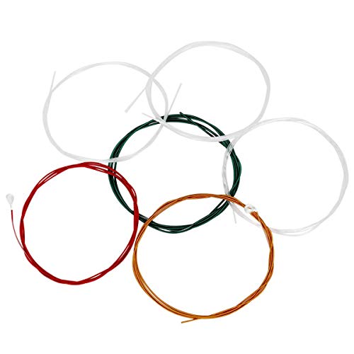 Colorful Classical Guitar Strings 3 Full Sets Clear Nylon For E-1St B-2Nd G-3Rd And Nylon Core Colorful Coated Copper Alloy Wound For D-4Th A-5Th E-6Th #TOP3