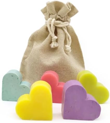 Bolsa de yute con 5 jabones para invitados - Aroma Surtidos - Jab...