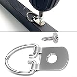 Lot de 100 triangles en D fiables avec vis pour un usage domestique ou commercial