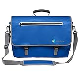 BriefSak Waterproof Briefcase / Messenger Bag, 500D PVC, Fits Laptops up to 17.5