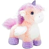 LoYuSenn 12' Pink Unicorn Stuffed Animals for Girls ＆ Boys, Kawaii Horse Plushies, Cute Horse Plush Toys, Soft Winged Unicorn Stuffed Animal Plush Toys for Valentines Day Gifts, Christmas Decorations