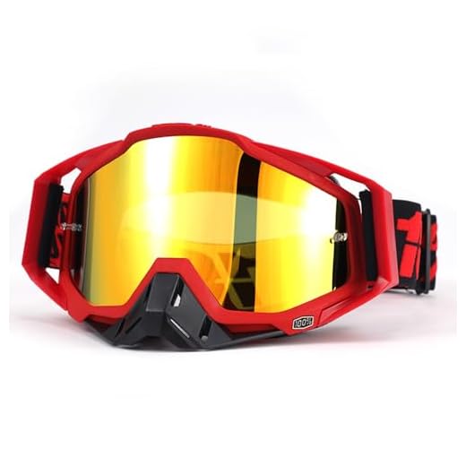 XFSRG Occhiali Ciclismo Uomo Occhiali Da Moto Ciclismo Antivento Maschera Protettiva Sci E Motocross 100% Downhill Per Esterni