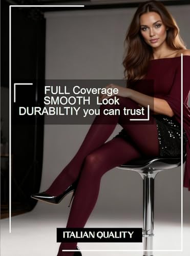 Mila Marutti Opaque Tights for Women | Soft Stockings Pantyhoseier | - Made in EU4