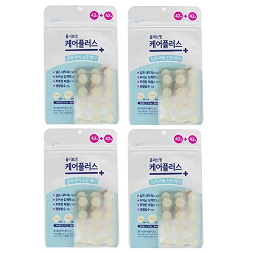 OLIVE YOUNG Care Plus Spot Patch (84ea 4 pack) - Acne Spot Pimple Absorbing Cover Patch, Moist Wound Dressing for Skin Trouble Acne Pimple Care Hydrocolloid Patch