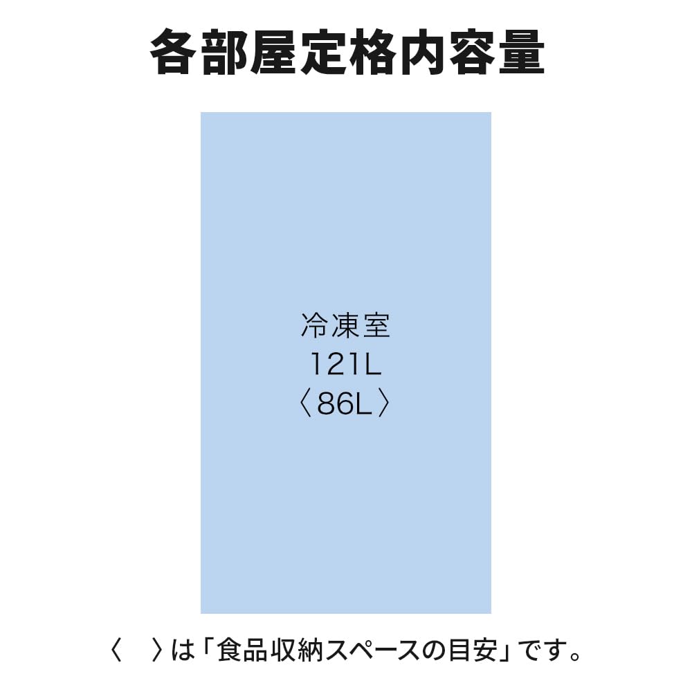 Amazon | 三菱電機 冷凍庫 フリーザー 小型 静音 省エネ 121L 幅48cm