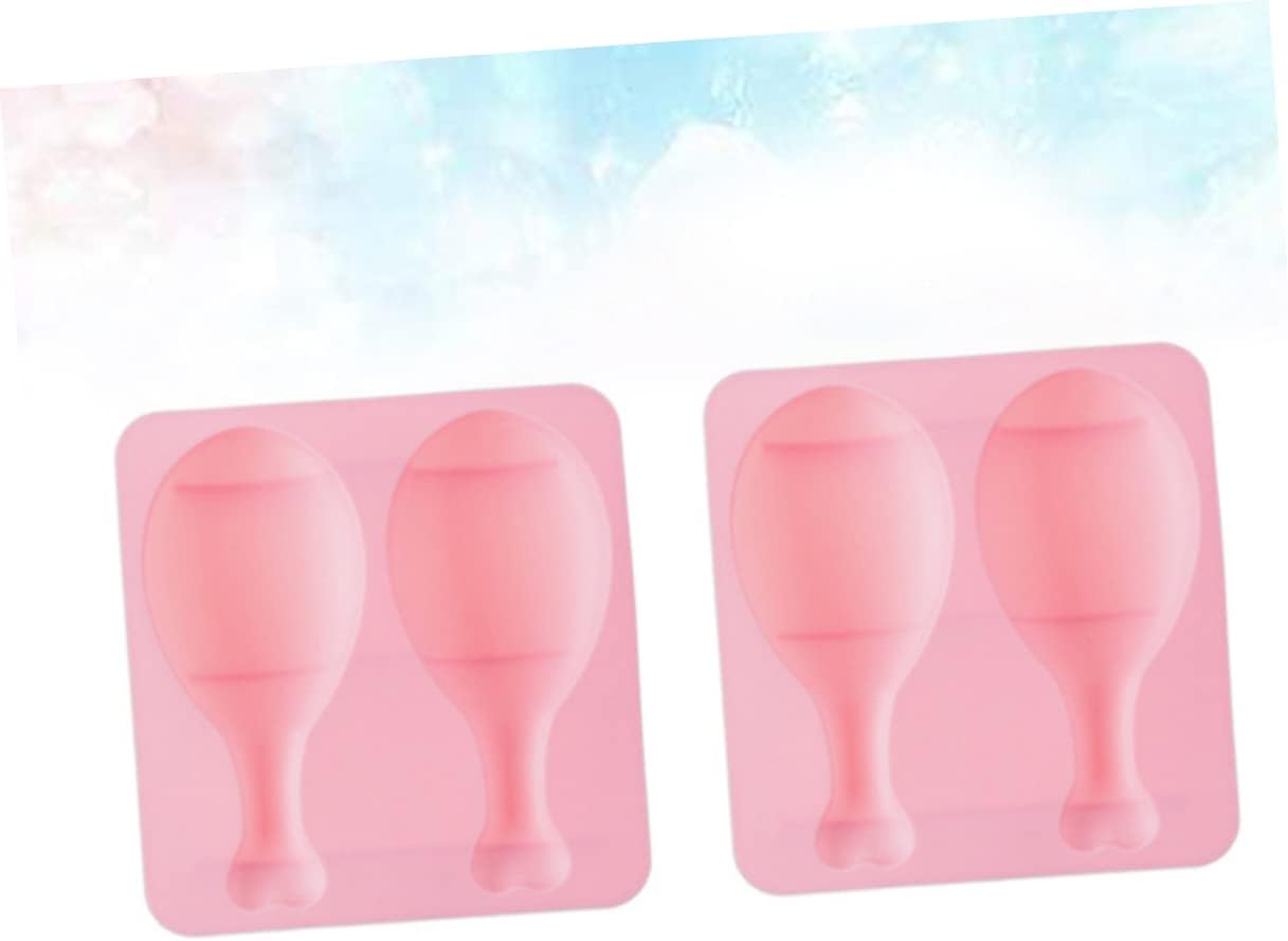 2sets Chicken Leg Silicone Cake Pan Shaped Mold for Fondant Non-stick Baking 2pcs*2