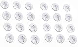 Alazco Multi-purpose Silicone Suction Cups with Hooks (24pc (1.5