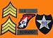 John Lennon Beatles Army Korea war imjin 6pc army patch IRON ON