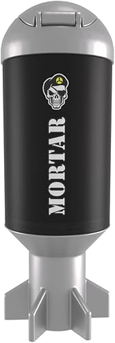 Miniatura 2 de Battle Shakers Mortero Shaker Cup | Botella agitadora con temática militar | Taza de proteína a prueba de fugas con compartimento de almacenamiento