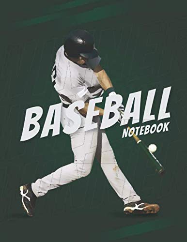 Baseball Notebook: College Ruled Lined Pages Book