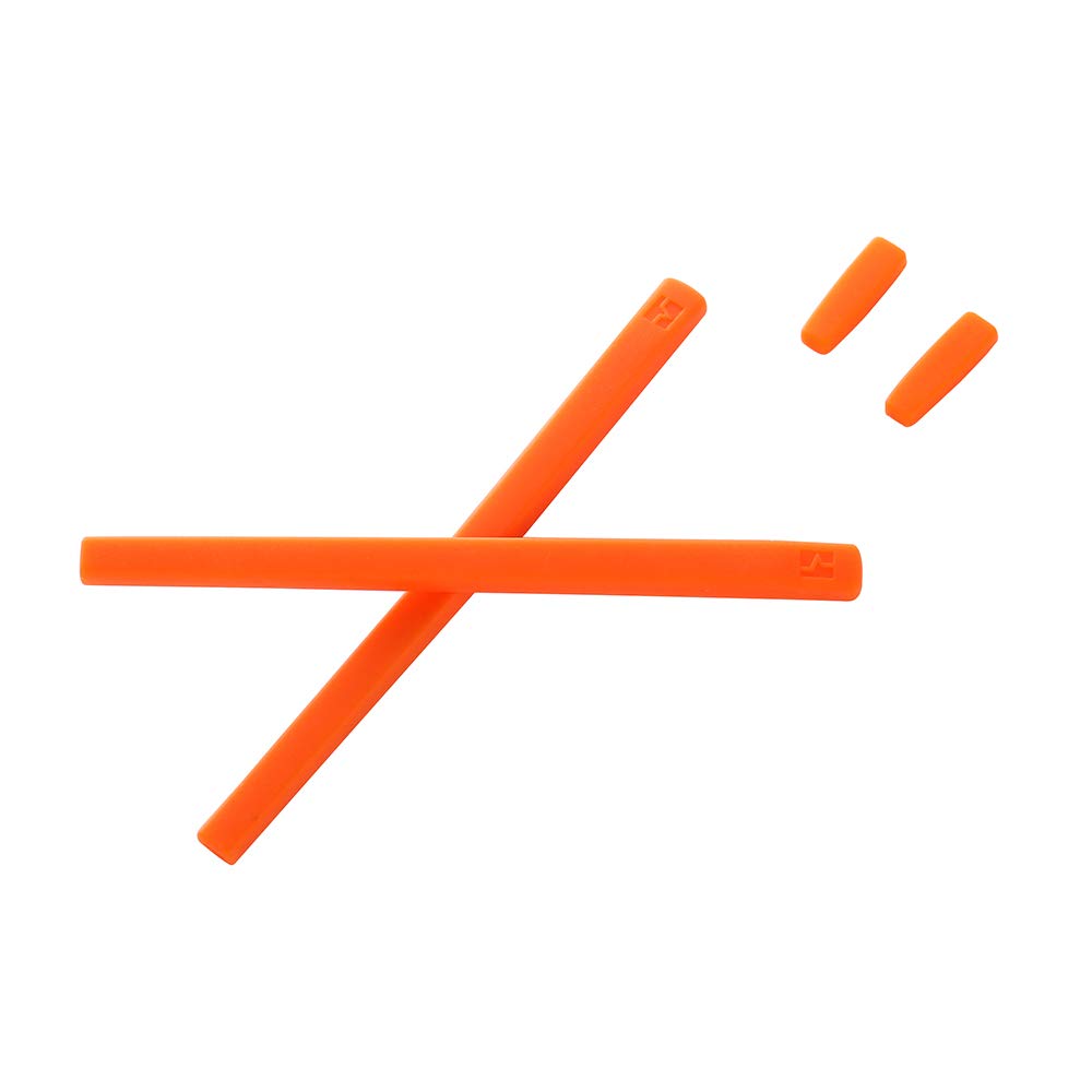 NicelyFitReplacement Kit of Temple Ear Socks and Nose Pads for IC! IC Berlin Eye Prescription Glass Frames, Orange, IC Berlin