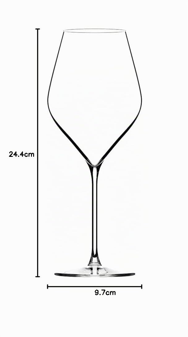 lehmann glass 6 Bicchieri da vino Absolus 56 cl, Collezione Absolus