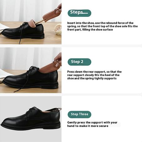 3 Pares De Soportes De Zapato De Cedro De Un Solo Tudo, Expansores De Zapatos Ajustables para Hombres Y Mujeres, Hormas De Zapato Moldeadoras Y Resistentes A Las Arrugas