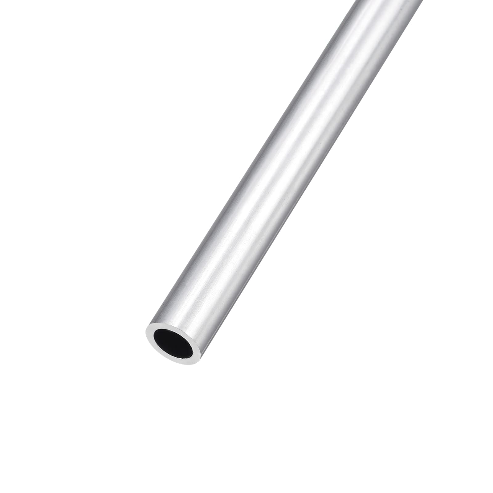 METALLIXITY 6063 Aluminum Tube (10mm OD x 7mm ID x 300mm L), Aluminum Round Tubing - for Home Furnishing, Machinery, DIY Handicraft