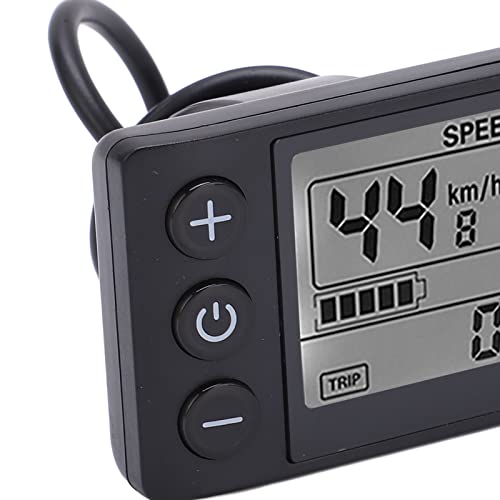 Aramox Pannello per Biciclette per Metro Digitale per Metro Digitale per Bici Elettrici Display con Materiale ABS IP65 IP65 per 24 V 36V 48 V Tensione