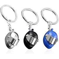3 Llaveros para Casco De Motocicleta, Llaveros Creativos
