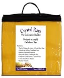 Far Infrared Wa-on Ceramic Blanket, Single-Sized, Reflective Far Infrared Blanket. Soft & Plush by Crystal Rays.