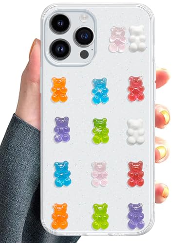 Coque iPhone 16 Pro Max ours kawaii UnnFiko transparente