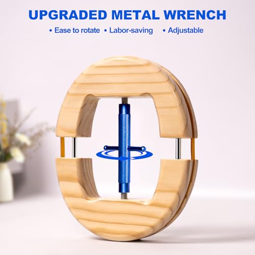 Image of Hat Stretcher, Cowboy Hat Stretcher for Fitted Hats, Hats Jack with Wrench, Extender Widener for Men Cowboy Baseball Caps