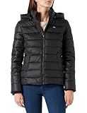 Tommy Jeans Damen Dw0dw13741 Gepolsterte Jacken, Schwarz, M