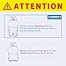 Bestoct Protective Case for Labubu The Monster Standing Series(Exciting Macaron/Big into Energy), with Halloween Sticker,Clear Display Box,Transparent Storage Cover(Doll Not Include) (Standing 6.8