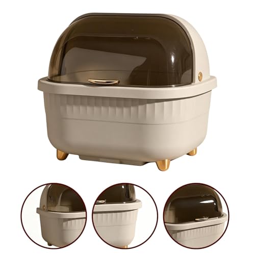 Egouttoir à vaisselle fermé avec couvercle boîte de rangement - 8