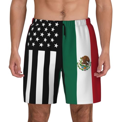 America Tigray Region Flag Mens Swim Trunks with Compression Liner 2 in 1 Quick Dry Bathing Suit Beach