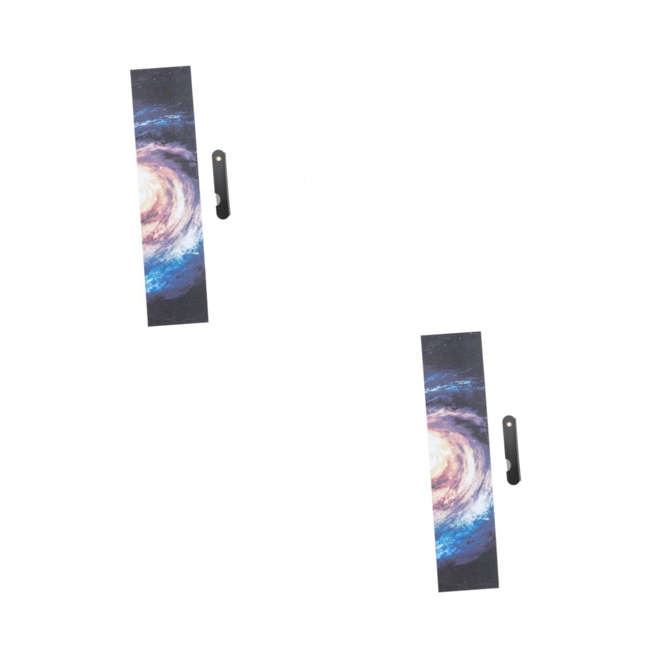 ifundom 2 Stück Rad Skateboard Grip Tape Wasserdichtes Sandpapier Sticker Rutschfester Deck Grip Aufkleber für Skateboard und Scooter Hochwertiges Material Einfache Anwendung Attraktives