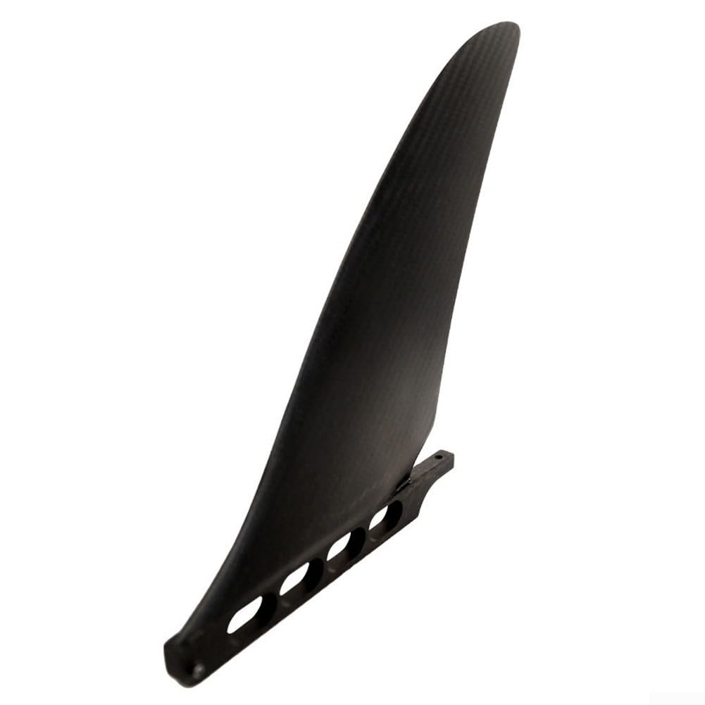 Honseadek All Carbon Fiber Surf Fin, Racing Paddleboard Fin for Speed and Stability, Lightweight Fish Tail Ruder Competition Surfboard Accessory