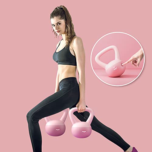 Runwe Soft Kettlebell - Iron Sand Filled Shock-Proof Hand Weights, Strength Training Kettlebells 10Lb Optional For Women Men Or Children Of Different Levels #TOP5