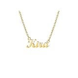 Ldurian Custom Name Necklace&comma; Personalized Name Plate Pendant Necklace Pre Gifts&comma; Charm Pre-made Jewelry for Mom Mama Birthday Anniversary