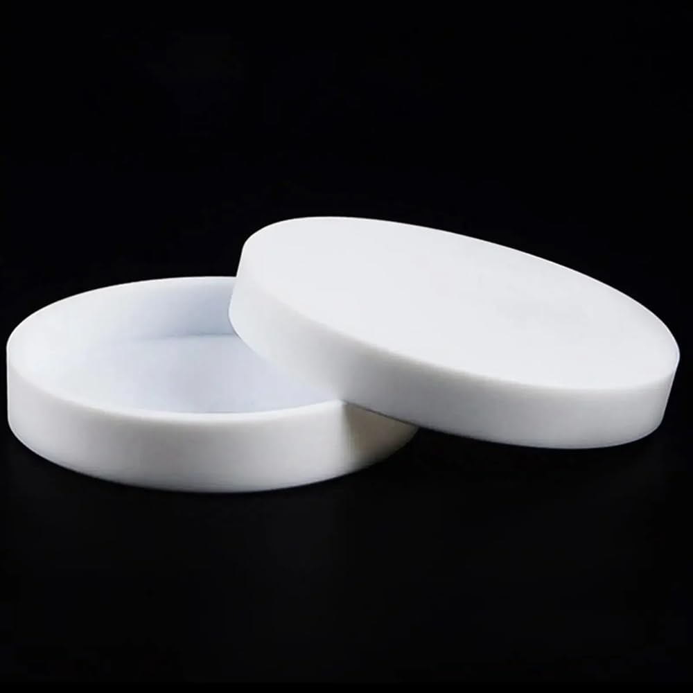 Recipiente de cultivo de PTFE, Placa de cultivo Petri PTFE 40-120 mm OD 15-17 mm de altura(90mm)