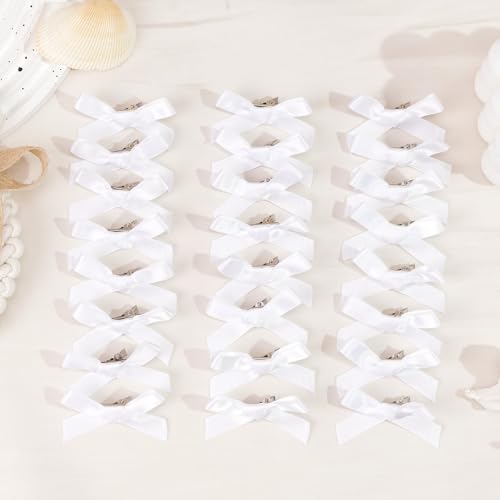 Ayesha Pack 25 Pinzas Blancas para Cabello miniatura 6
