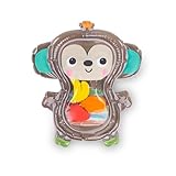 Bright Starts Hungry Monkey Water Mat, Baby Play Mat, Inflatable Sensory Toy for Infants Age 0-6 Months