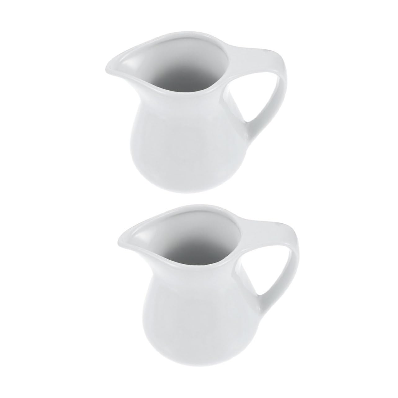 NAMOARLY Cup Latte Art Set Ceramic Latte Cups Syrup Pitcher Mini Milk for Tea Coffee Random Style