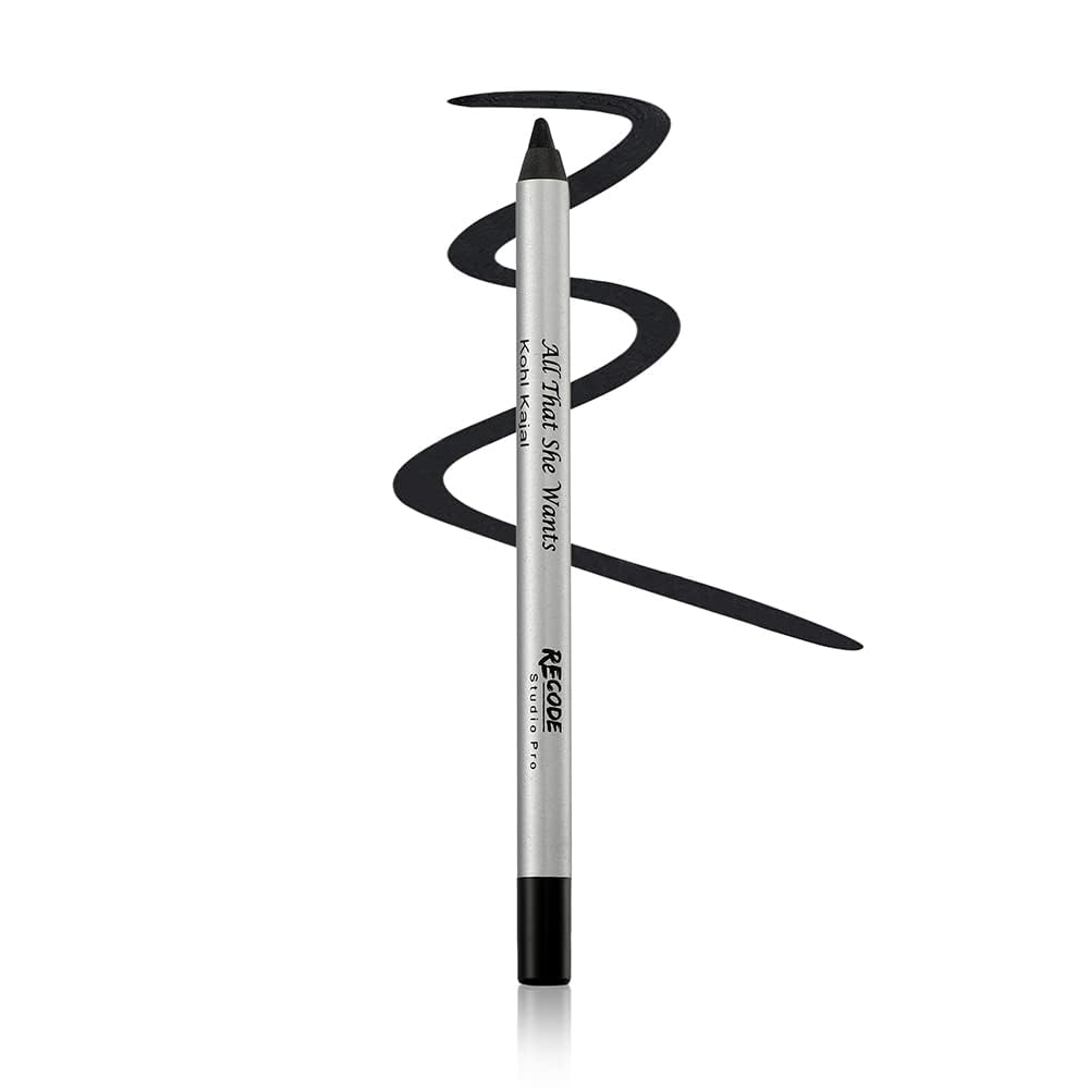 recodeBlack Kohl Kajal Pencil - All That She Wants Eye Pencil 1.20 gms